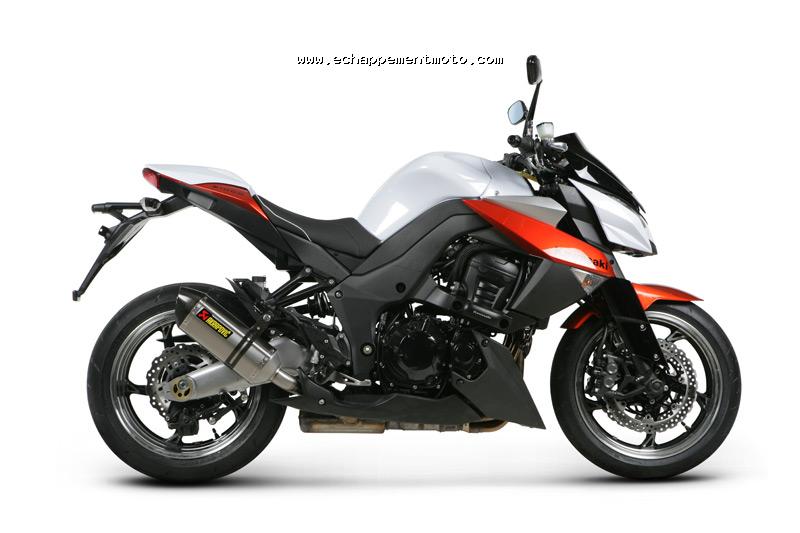 KAWASAKI Z1000 2010 AKRAPOVIC ECHAPPEMENT MOTO